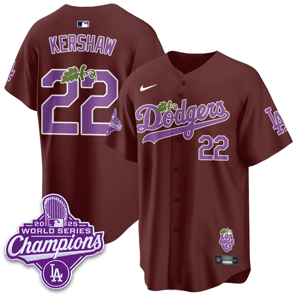 LAD Grape Edition Vapor Jersey - Stitched-DTD