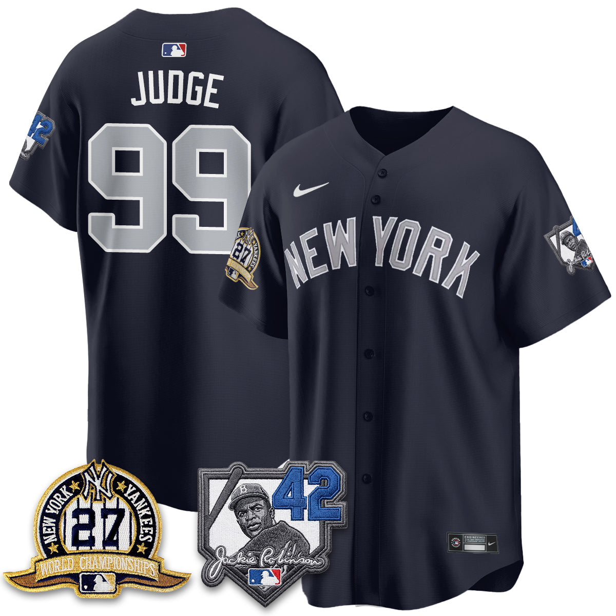 NYY 2026 Jackie Robinson Day Vapor Limited Jersey - All Stitched-DTD