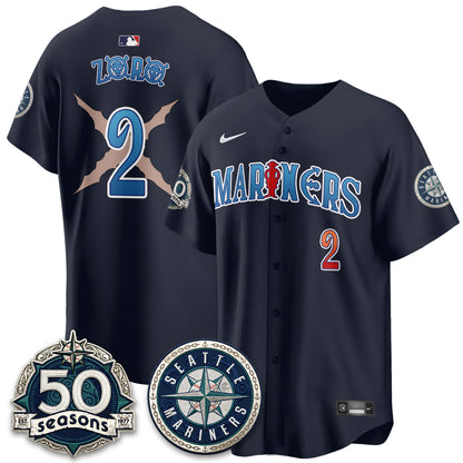 SEA x Japanese Cartoon Vapor Limited Jersey - Stitched-DTD