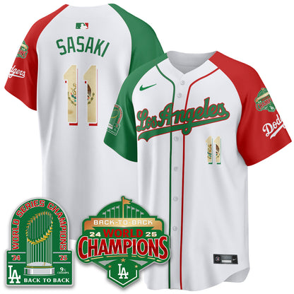 LAD Mexico Vapor Limited Jersey - 9x & B2B Champs - All Stitched-DTD