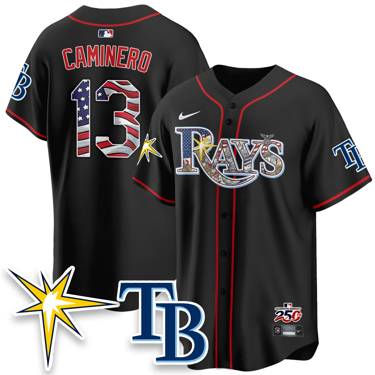 TB Independence Day USA 2026 Vapor Limited Jersey - Stitched-DTD