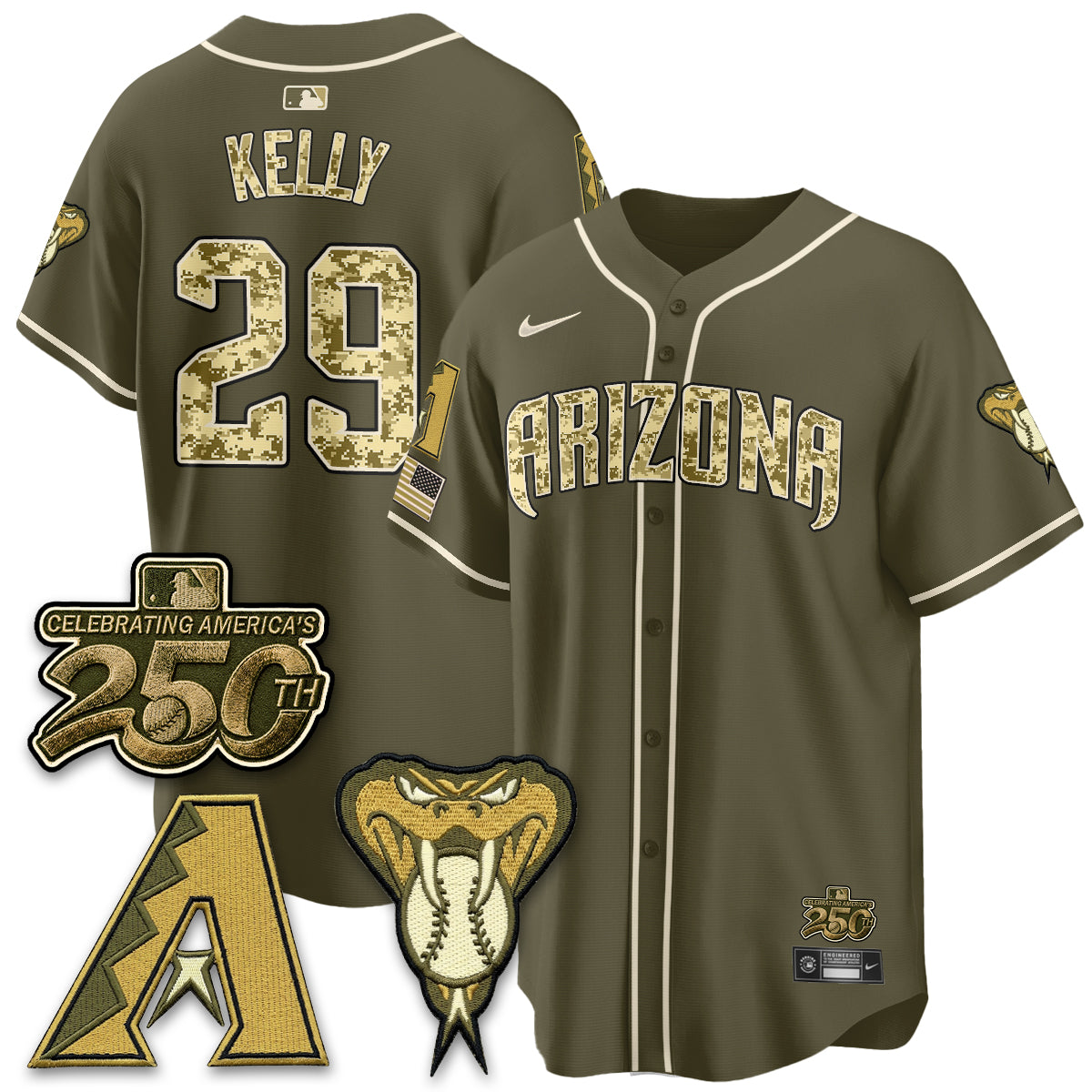 ARI Salute to Service 2026 Vapor Premier Limited Jersey - All Stitched-DTD