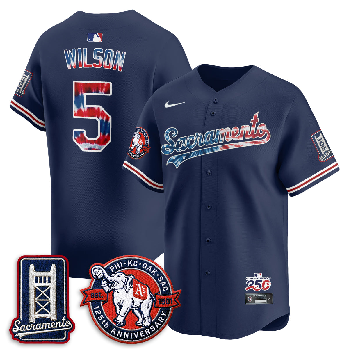 OAK Americana 2026 Vapor Limited Jersey - Stitched-DTD