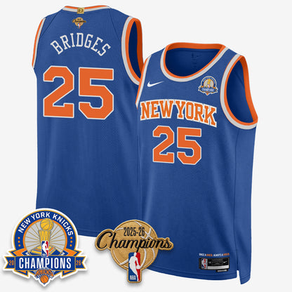 NYK 2026 Basketball Champions Special Edition Vapor Jersey V2- Stitched-DTD