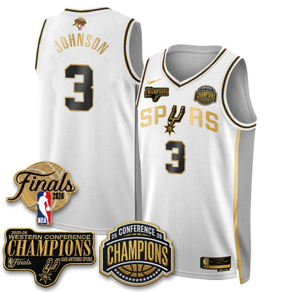 SAS 2026 NBA Western Conference Champions Vapor Special Edition Jersey - Stitched-DTD
