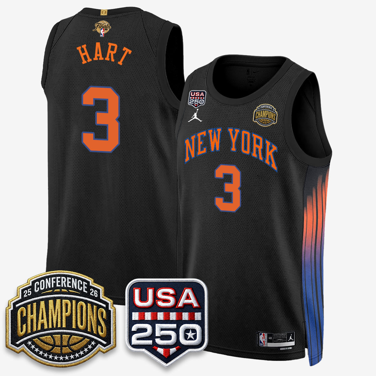 NYK 2026 NBA Eastern Conference Champions City Edition Jersey V2- Stitched-DTD