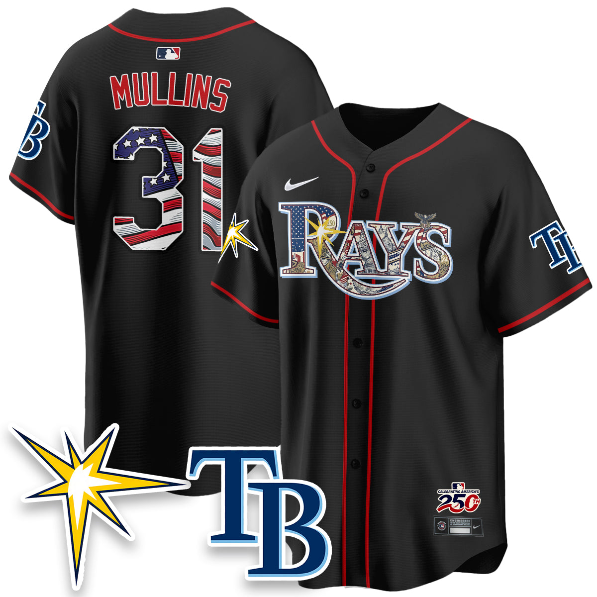 TB Independence Day USA 2026 Vapor Limited Jersey - Stitched-DTD