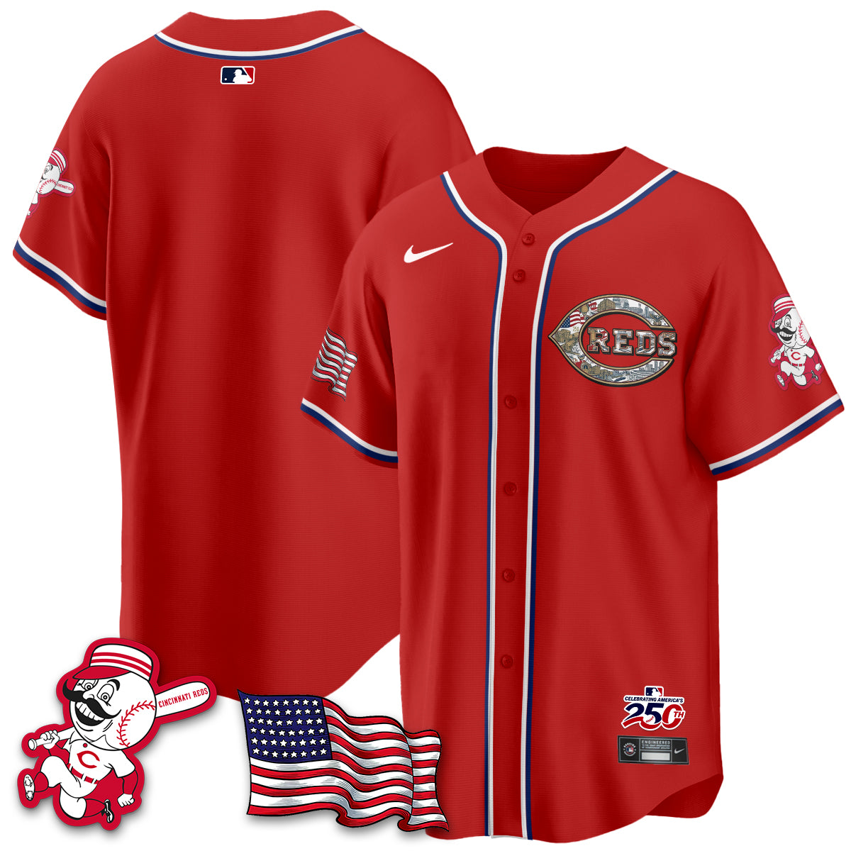 CIN 2026 Independence Day USA Vapor Limited Jersey - Stitched-DTD