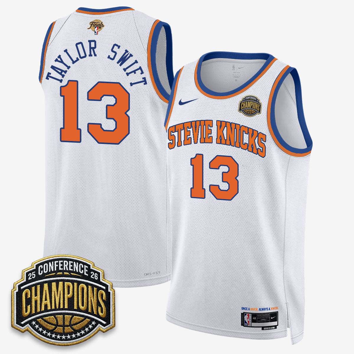 NYK 2026 Finals TS Jersey- Stitched-DTD