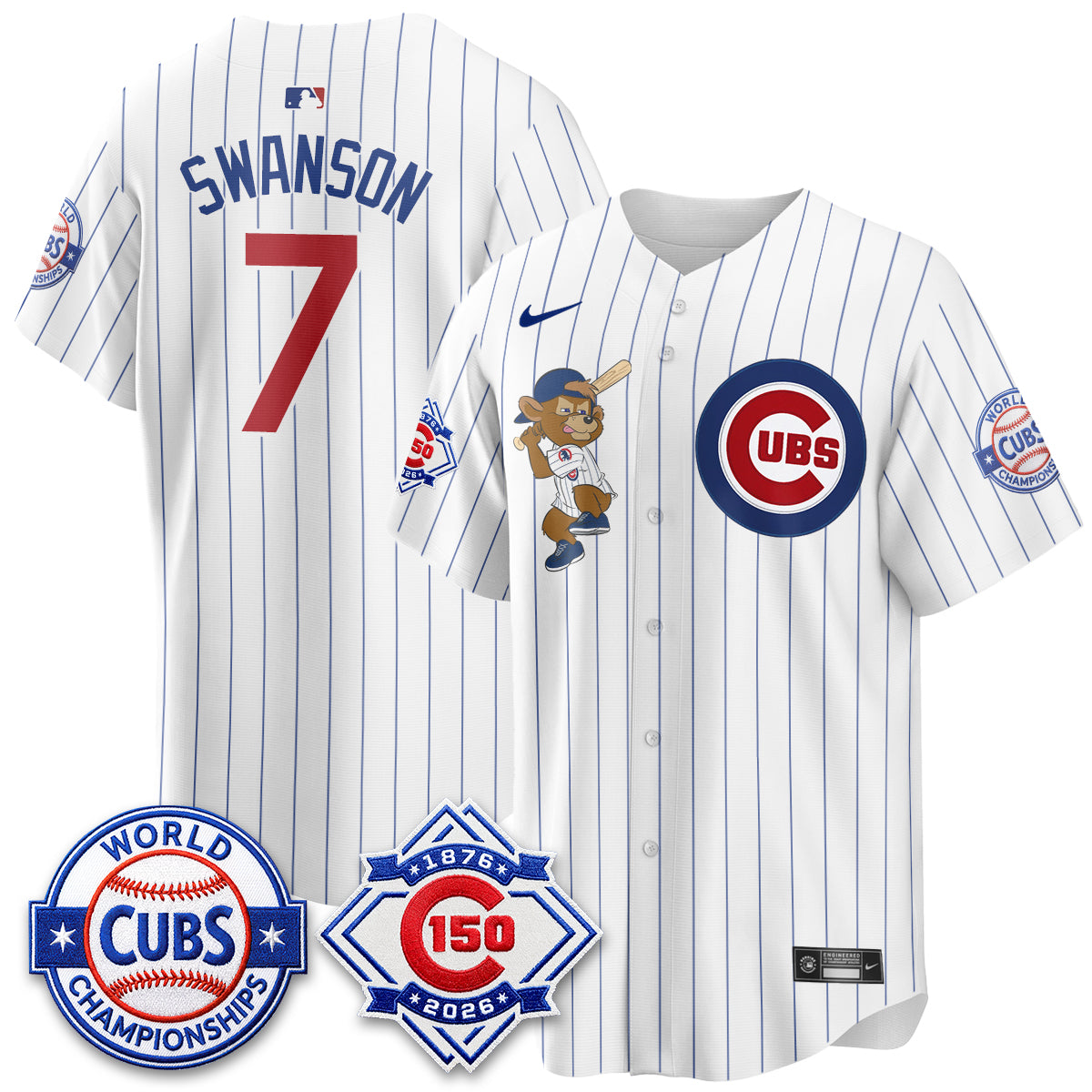 Chicago Cubs Clark Edition Vapor Limited Jersey - Stitched-DTD