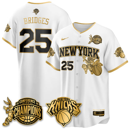 NYK 2026 NBA Finals x Bunny Vapor Jersey V2- Stitched-DTD