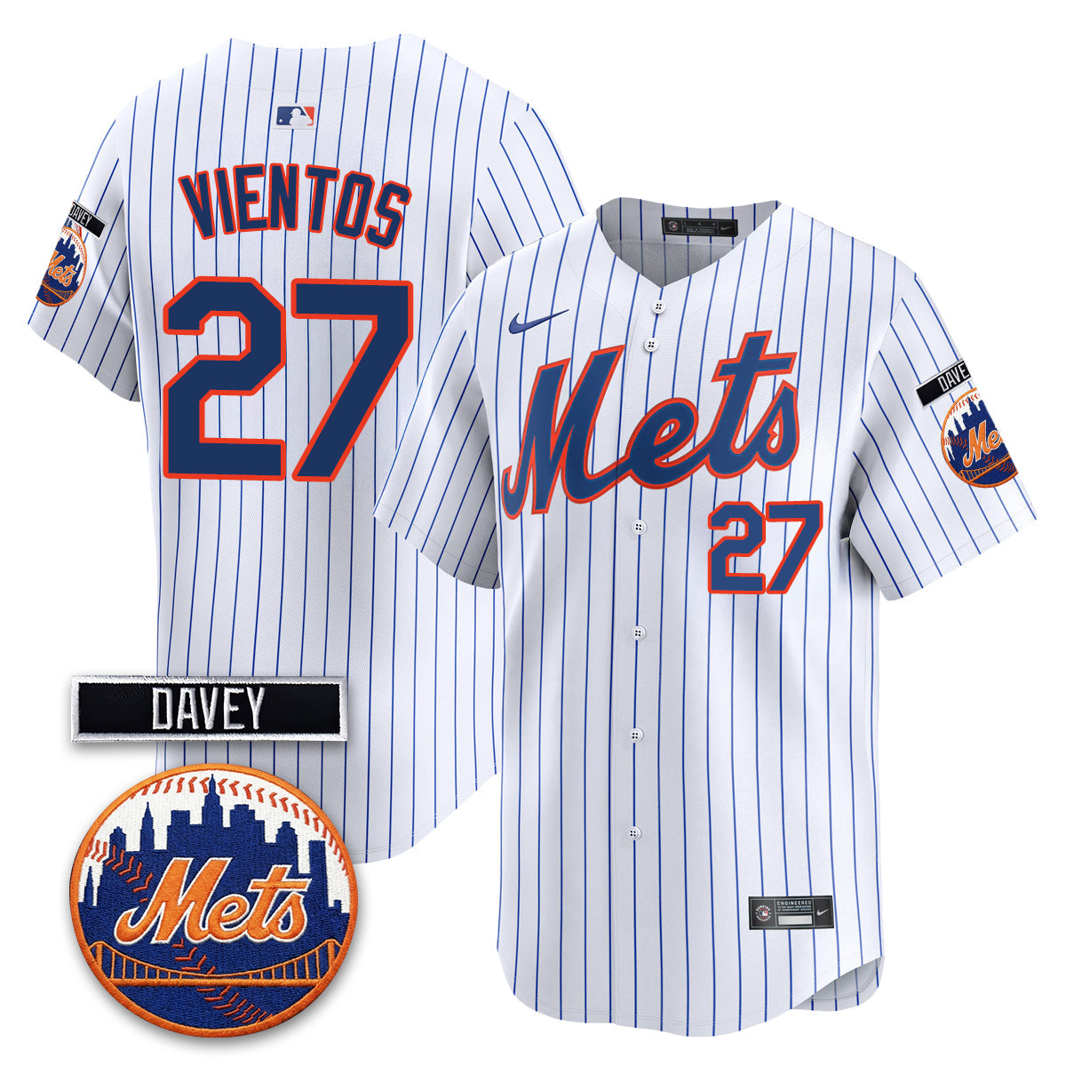 NYM 2026 Davey Johnson Memorial Vapor Limited Jersey - All Stitched-DTD