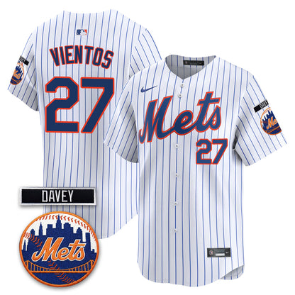 NYM 2026 Davey Johnson Memorial Vapor Limited Jersey - All Stitched-DTD