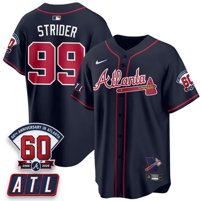 ATL 2026 60th Anniversary Vapor Limited Jersey - All Stitched-DTD
