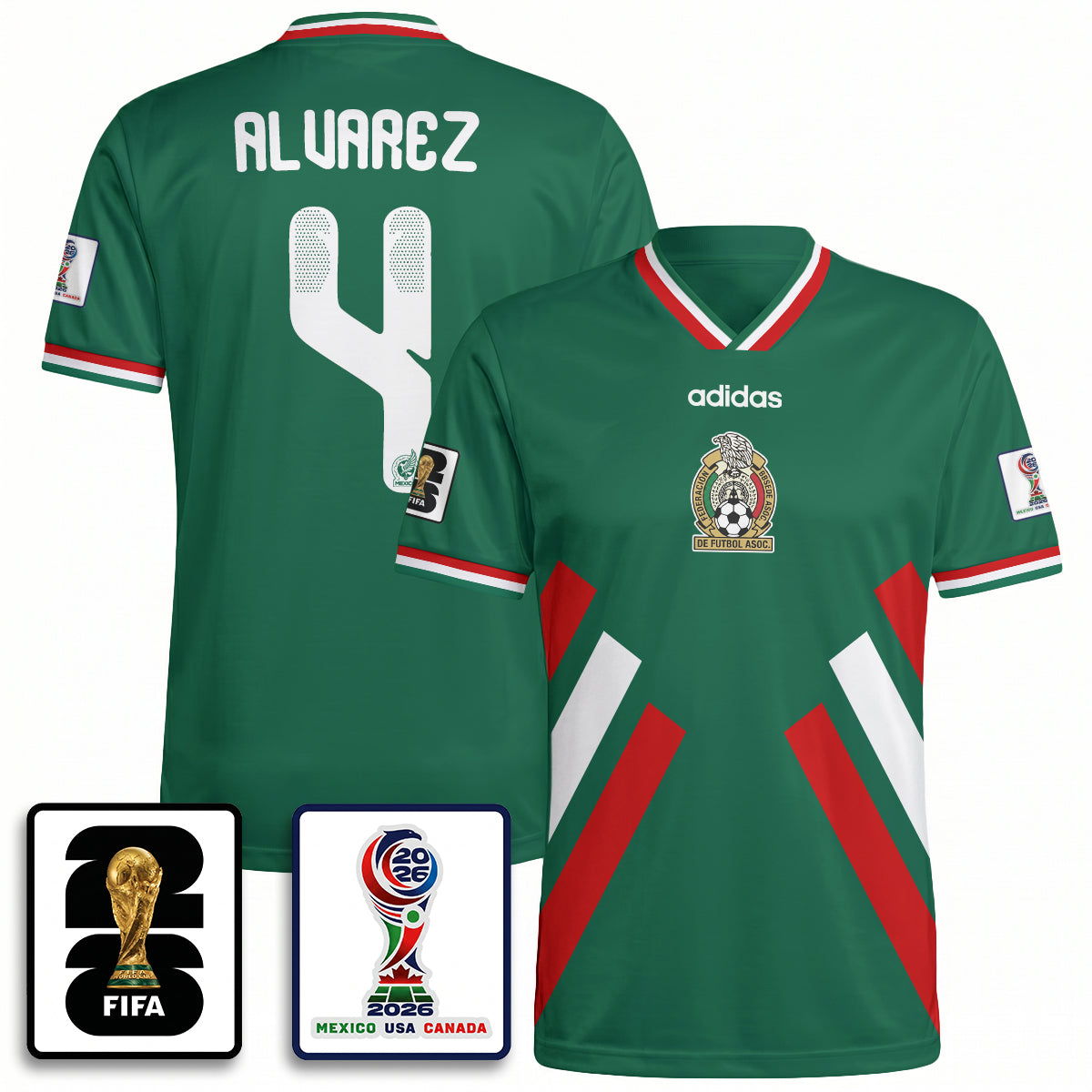 Mexico WC 2026 Fan Gear Version Jersey - Printed-DTD