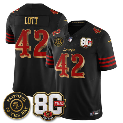 SF “Rivalries” Vapor Limited Jersey - Faithful To The Bay Patch - All Stitched-DTD