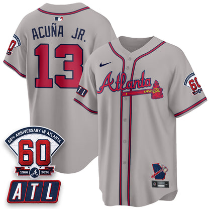 ATL 2026 60th Anniversary Vapor Limited Jersey - All Stitched-DTD