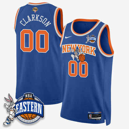 NYK 2026 NBA Finals x Bunny Vapor Jersey - Stitched-DTD
