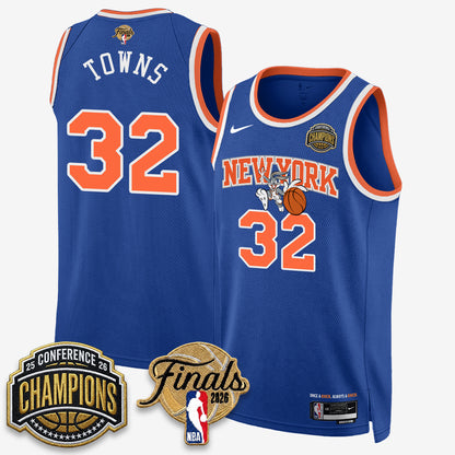 NYK 2026 NBA Eastern Conference Champions x Looney Tunes Vapor Jersey V2- Stitched-DTD