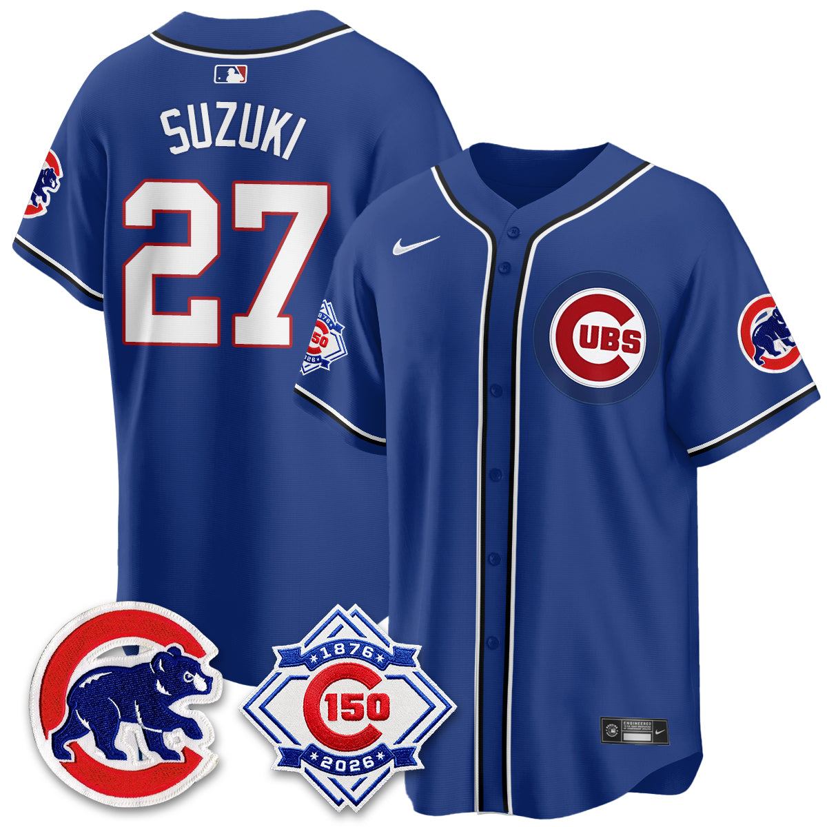 CHC 150th Anniversary Black Out Style Vapor Premier Limited Jersey - All Stitched-DTD