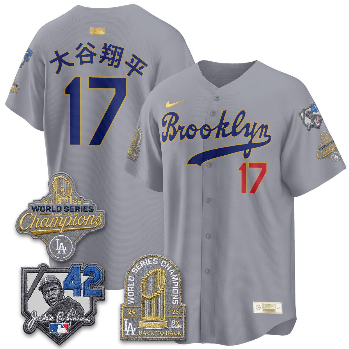 LAD 2026 Brooklyn Jackie Robinson Limited Jersey - All Stitched-DTD