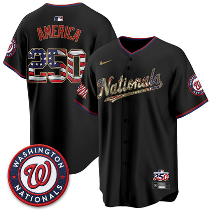 WSH 2026 Independence Day USA Vapor Jersey - Stitched-DTD