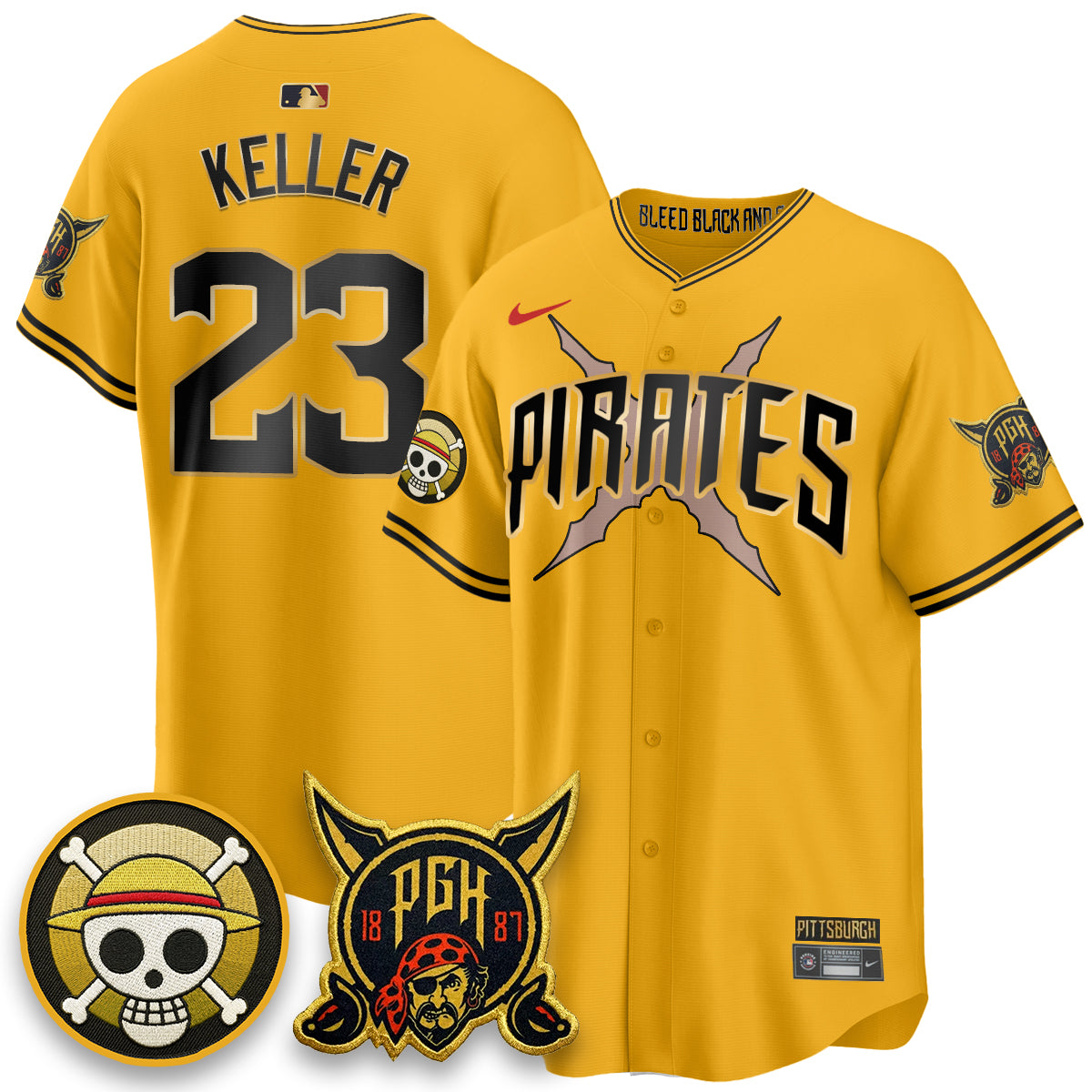 PIT 2026 City Connect x One Piece Vapor Limited Jersey - All Stitched-DTD
