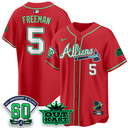 ATL x Atliens Cool Base Galaxy Version Jersey - Stitched-DTD