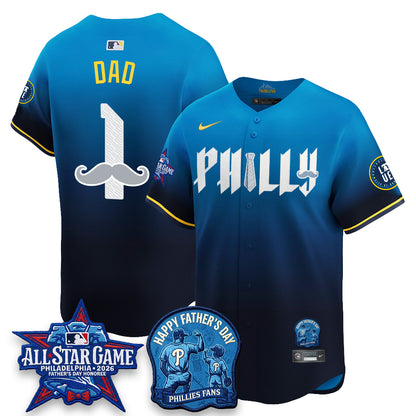 PHI Happy Father's Day Vapor Jersey - Stitched-DTD