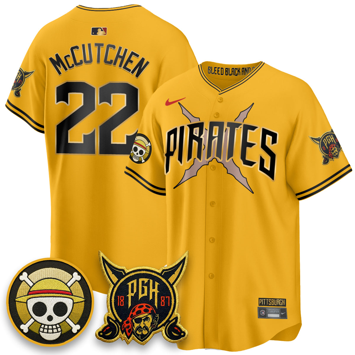 PIT 2026 City Connect x One Piece Vapor Limited Jersey - All Stitched-DTD