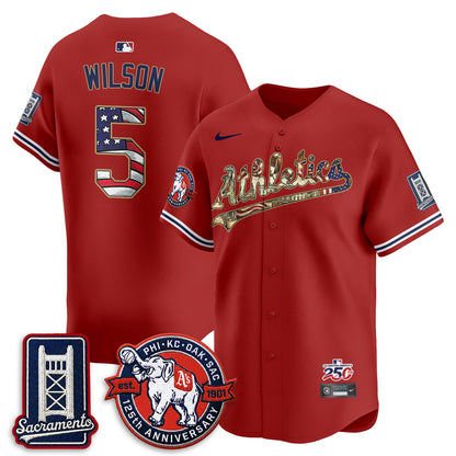 OAK  2026 Independence Day USA Vapor Jersey - Stitched-DTD