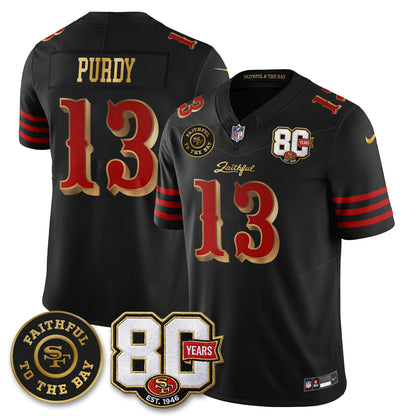 SF “Rivalries” Vapor Limited Jersey - Faithful To The Bay Patch - All Stitched-DTD