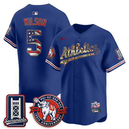 OAK  2026 Independence Day USA Vapor Jersey - Stitched-DTD