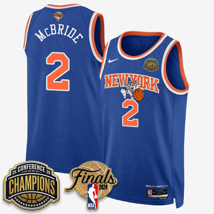 NYK 2026 NBA Eastern Conference Champions x Looney Tunes Vapor Jersey V2- Stitched-DTD