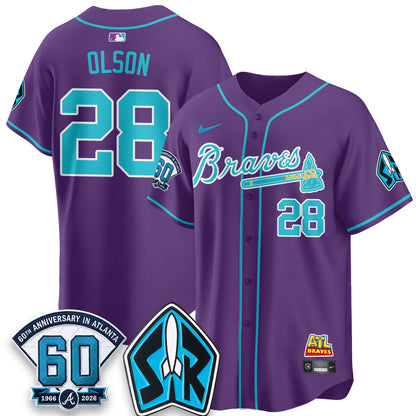 ATL 60th Anniversary Space Ranger Edition Vapor Limited Jersey - All Stitched-DTD