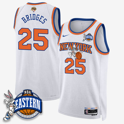 NYK 2026 NBA Finals x Bunny Vapor Jersey - Stitched-DTD