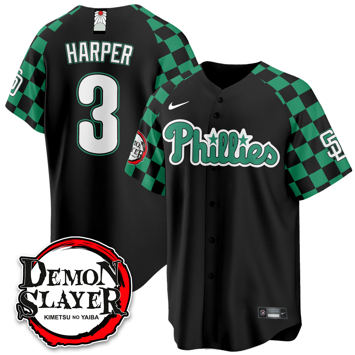 PHI Demon Slayer Vapor Limited Jersey - Stitched-DTD