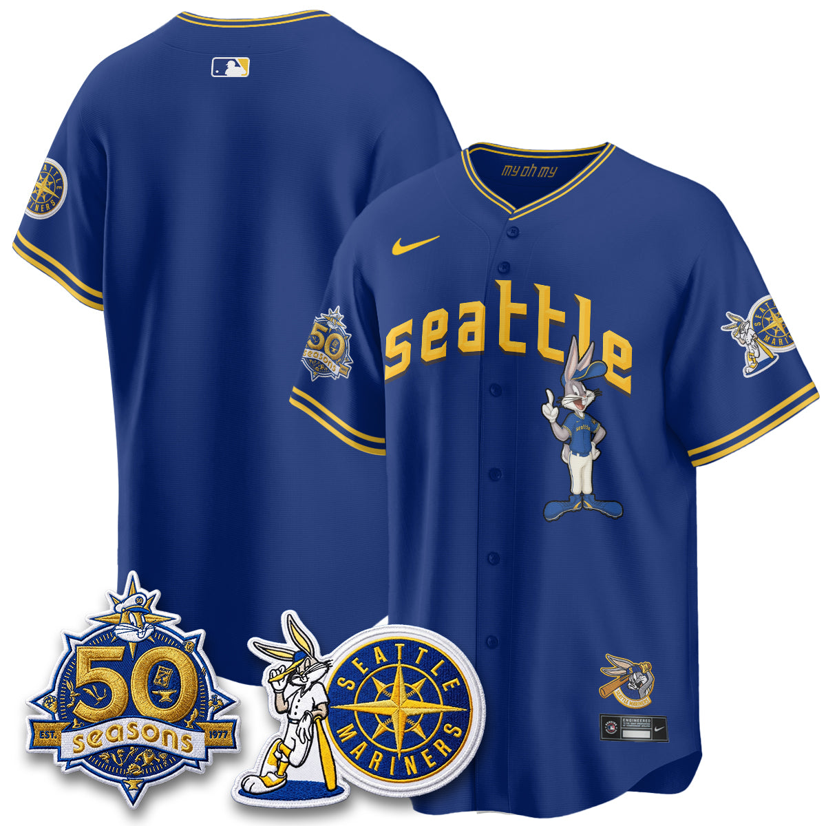 SEA x Bunny Vapor Premier Limited Jersey - Stitched-DTD