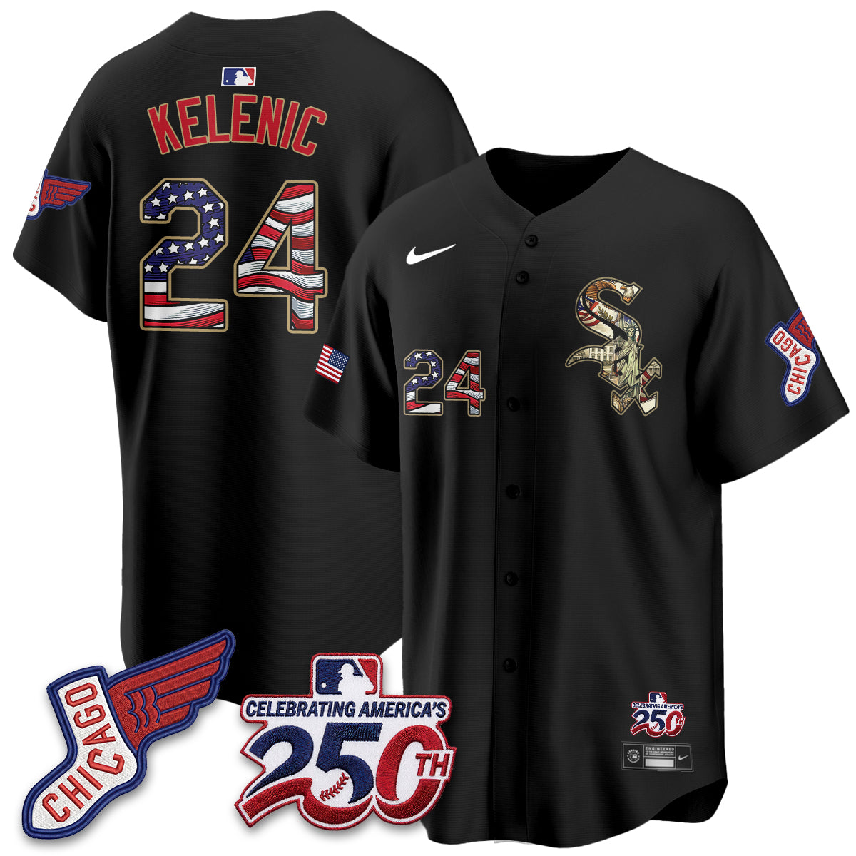 CWS 2026 Independence Day USA Vapor Jersey - Stitched-DTD