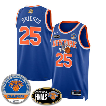 NYK 2026 NBA Eastern Conference Champions x Bunny Vapor Jersey - Stitched-DTD