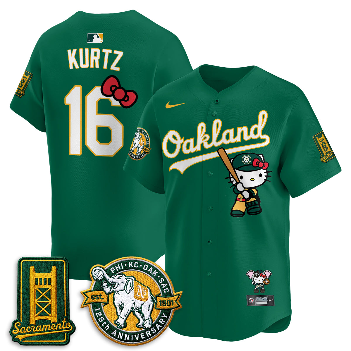 OAK x Meow KT 2026 Vapor Limited Jersey - Stitched-DTD