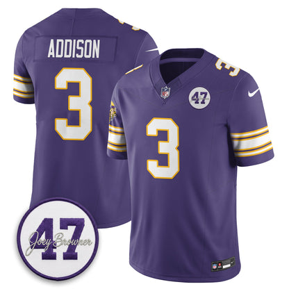 MIN Joey Browner Thank You For Memories - 1960 – 2026 Football Vapor Limited Jersey - All Stitched-DTD