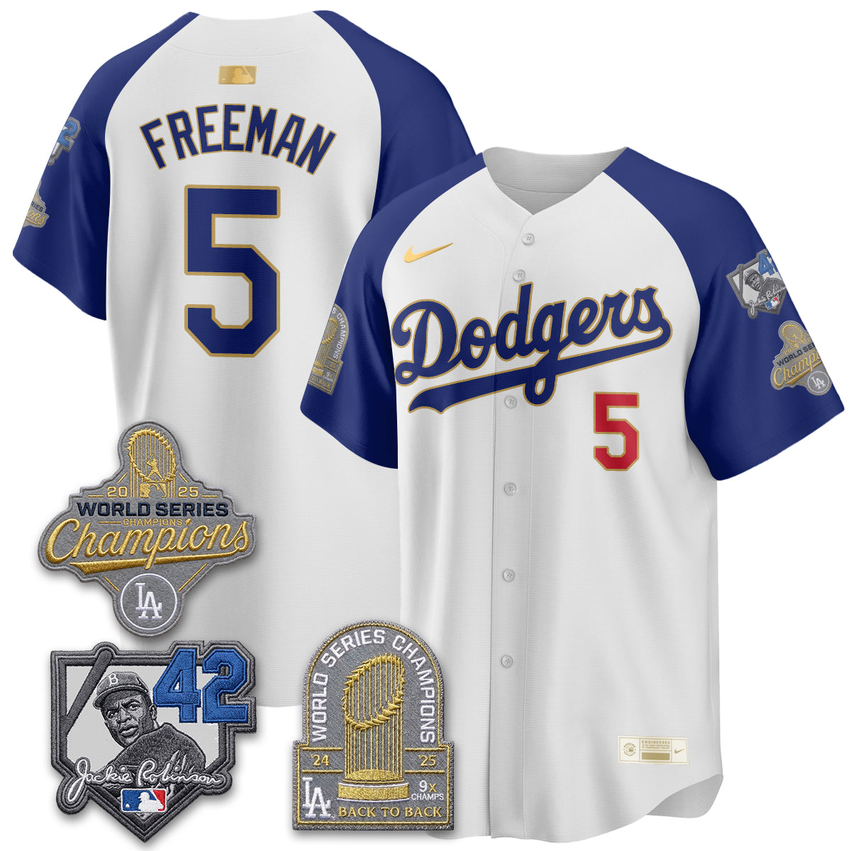 LAD 2026 Jackie Robinson New Era Vapor Limited Jersey - All Stitched-DTD