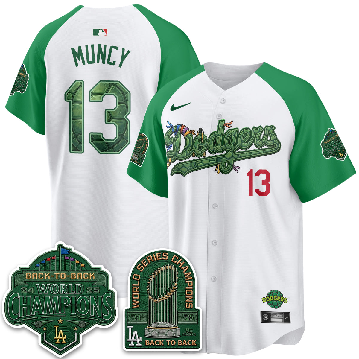 LAD x TMNT 2026 Vapor Jersey - Stitched-DTD