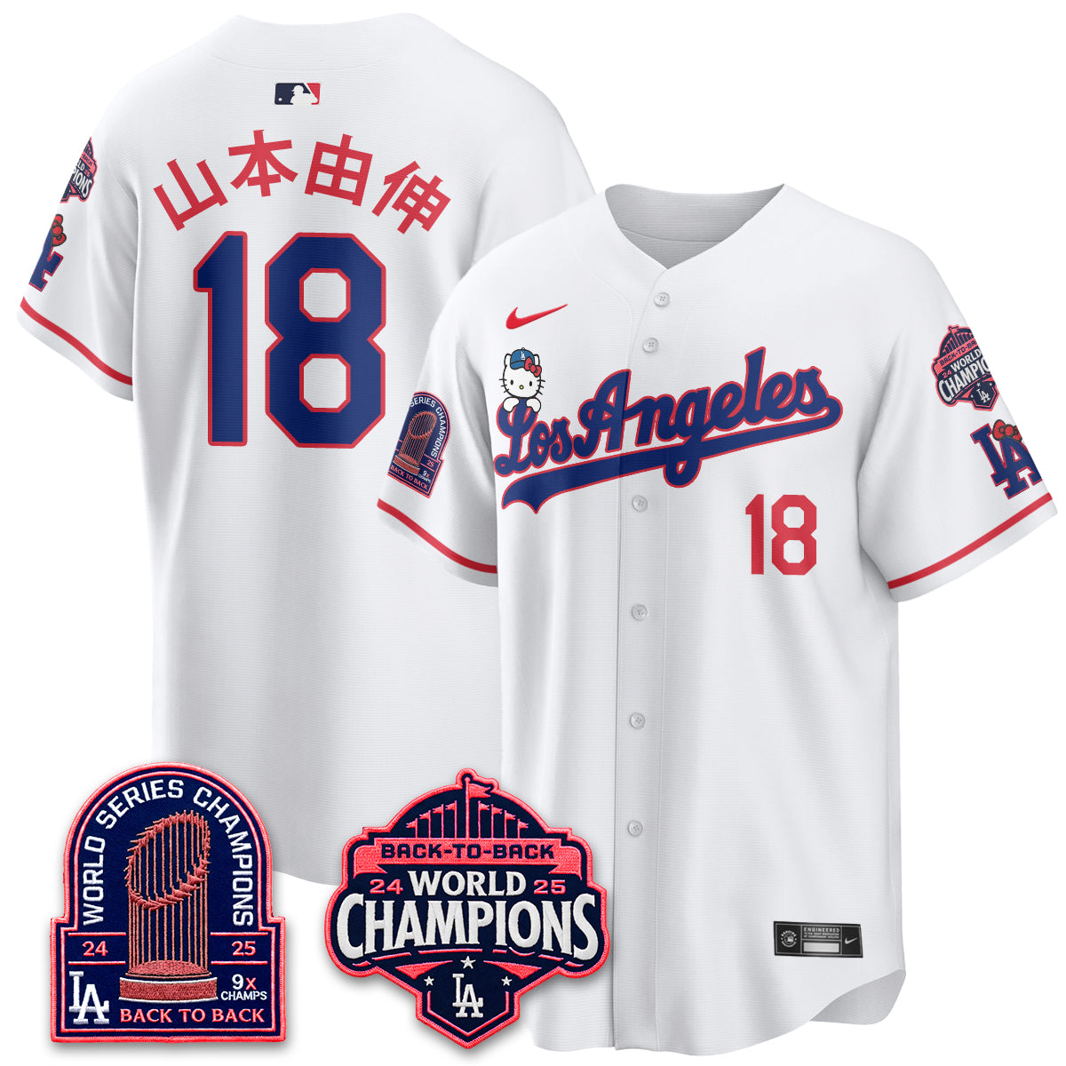 LAD x Hello Kitty Night 2026 Vapor Jersey - All Stitched - V2-DTD