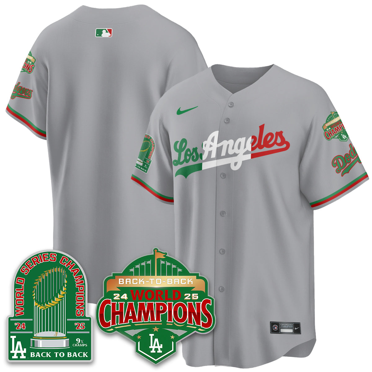 LAD Mexico Vapor Limited Jersey - 9x & B2B Champs - All Stitched-DTD