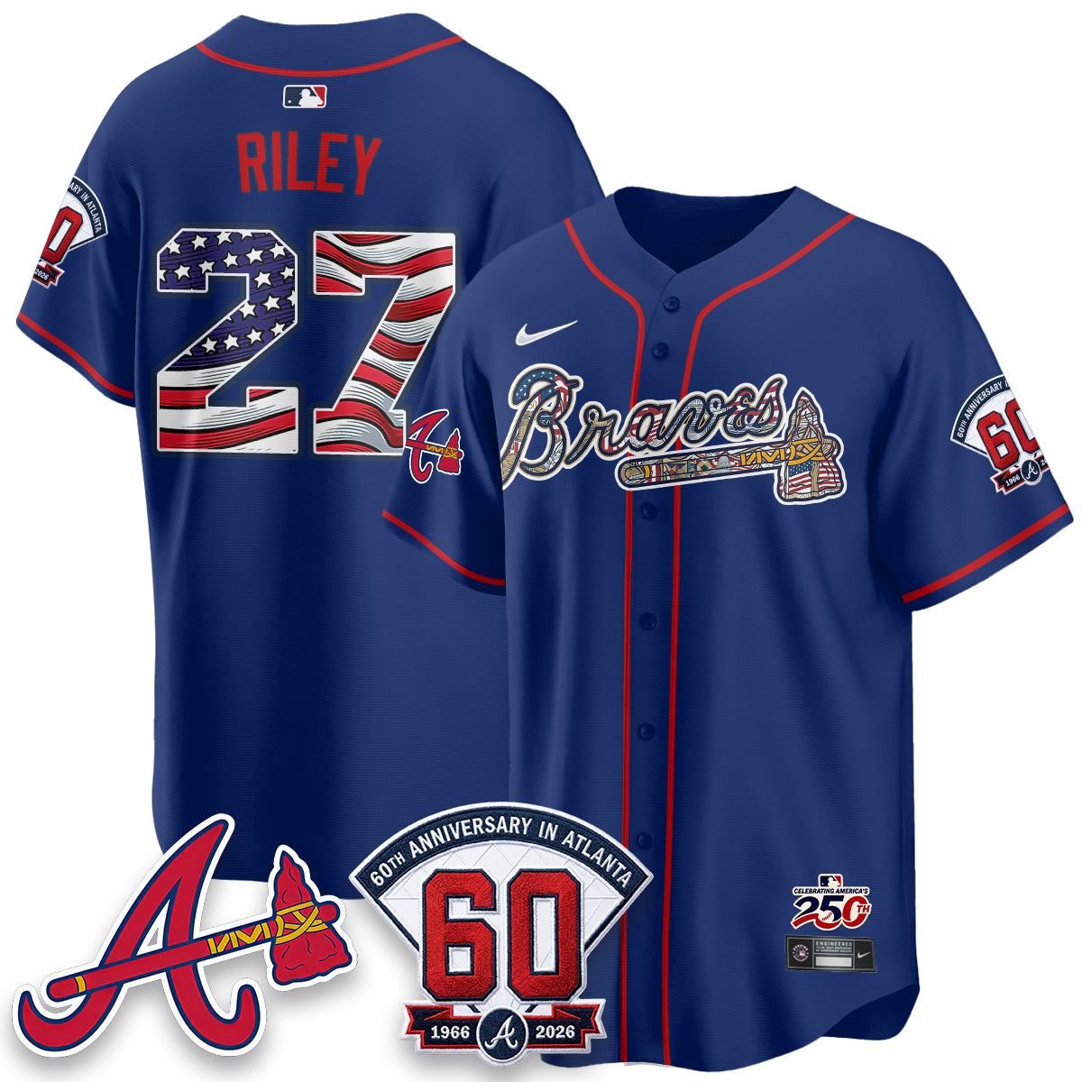 ATL 2026 Independence Day USA Vapor Limited Jersey - Stitched-DTD