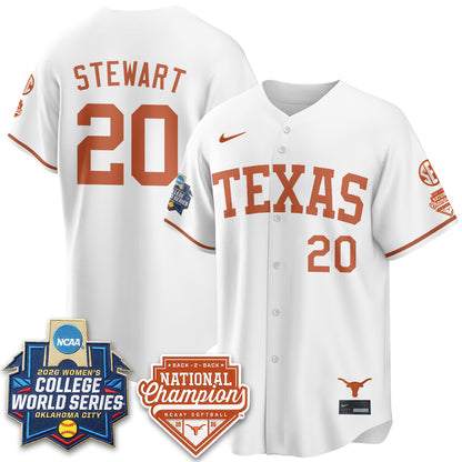 TEX Softball 2026 World Series (WCWS) Vapor Premier Limited Jersey - B2B Champs - All Stitched-DTD