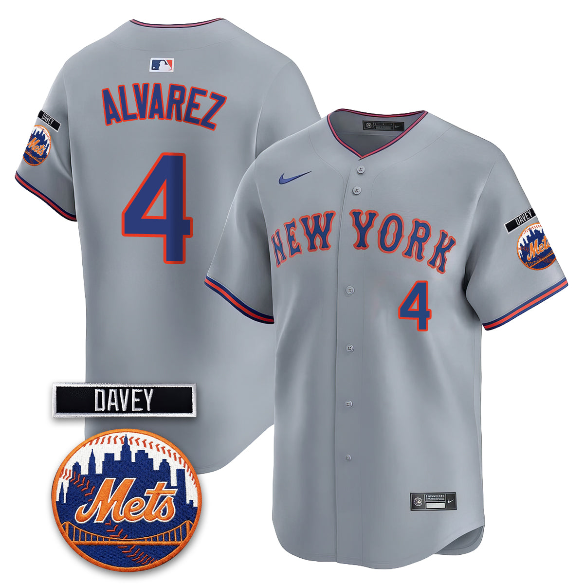 NYM 2026 Davey Johnson Memorial Vapor Limited Jersey - All Stitched-DTD