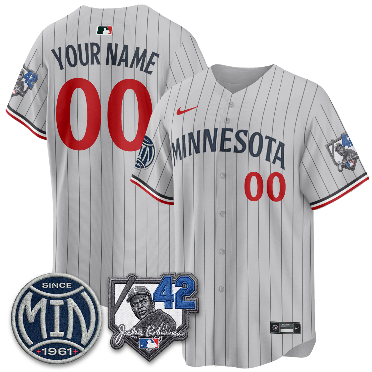 MIN 2026 Jackie Robinson Day Vapor Limited Custom Jersey - All Stitched-DTD